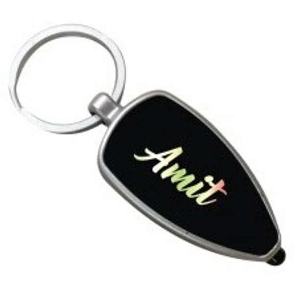 Engraved LED RGB Polymer Keychain - Member Price