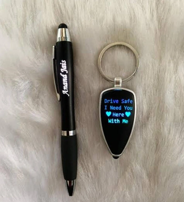 LED Polymer Pen & Keychain Combo - Member Price
