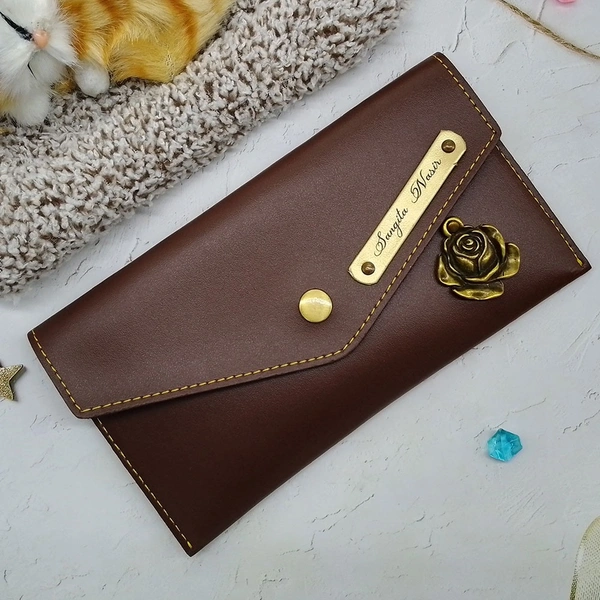 Ladies Minimal Wallet - Dark Brown - Member Price