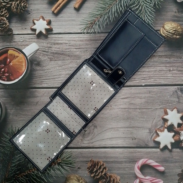 Multi Layer Coin Pouch - Blue - Regular Price