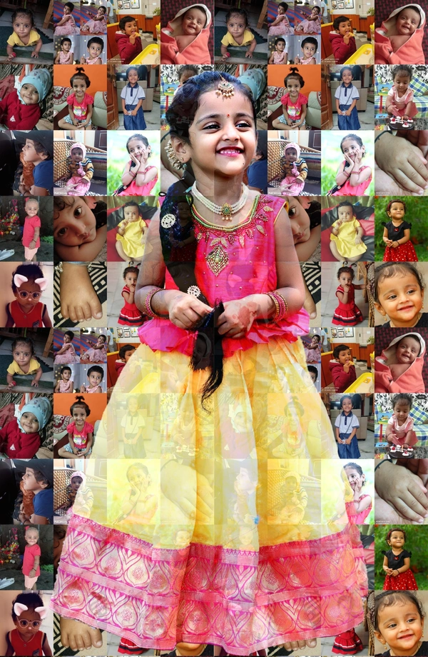 Mosaic Art Frame - 12x18" Inch Size - Regular Price