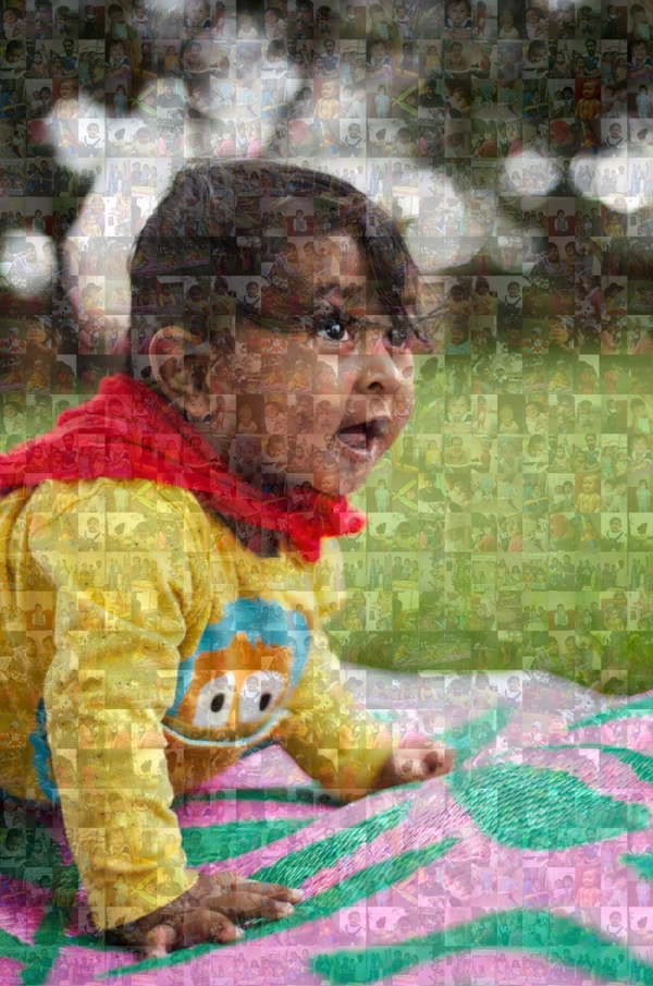 Mosaic Art Frame - 12x18" Inch Size - Regular Price