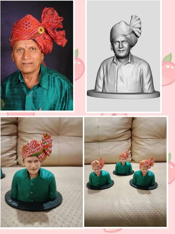 Half Body 12" Inch - Single Person Miniature - Member Price