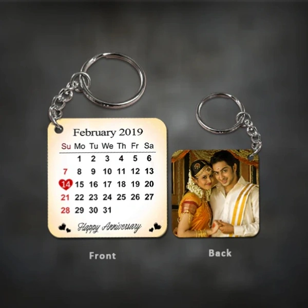 Anniversary Calendar MDF Keychain - Member Price