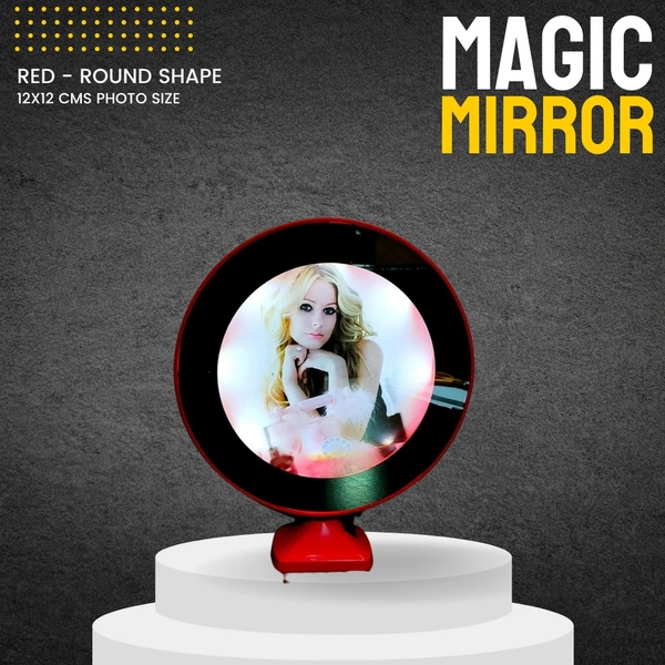 Round Red Small Magic Mirror - Member Price