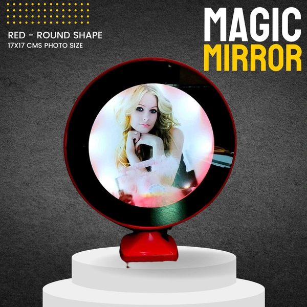 Round Red Big Magic Mirror - Member Price