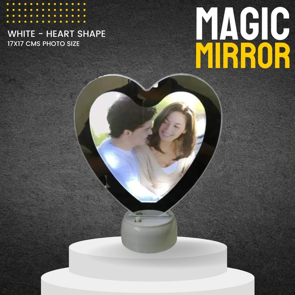 Heart White Big Magic Mirror - Member Price
