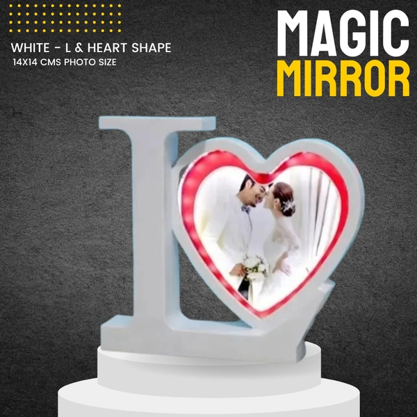 Love Heart Magic Mirror - Pink Color - Regular Price