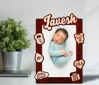 Baby Memory Cutout Frame - Brown 001 - A4 size - Member Price