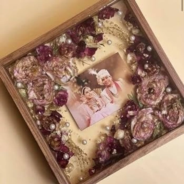 8x8" Inch - Resin Wooden Box Frame - Regular Price