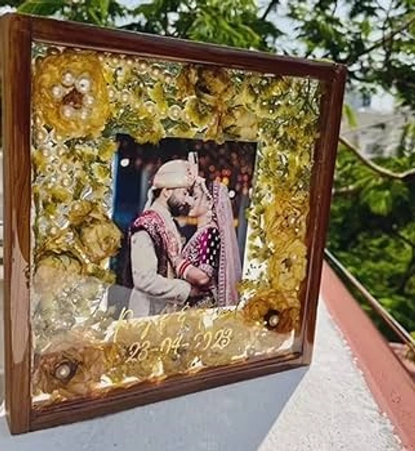 8x8" Inch - Resin Wooden Box Frame - Regular Price