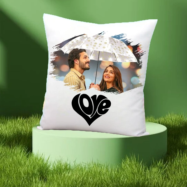 Love Pillow LP04 - 12x12" Inch White Satin Pillow - Member Price