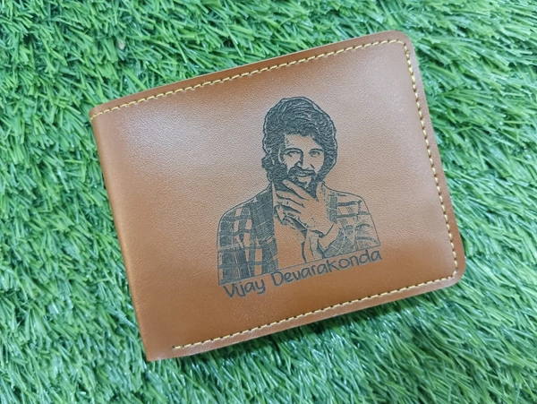 Photo Engraved Wallet - Tan Brown - Regular Price