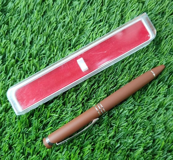 Brick Red & Silver Pen - Regular Price