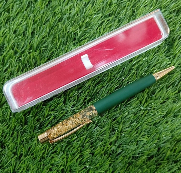 Golden Zari Pen - Green - Member Price