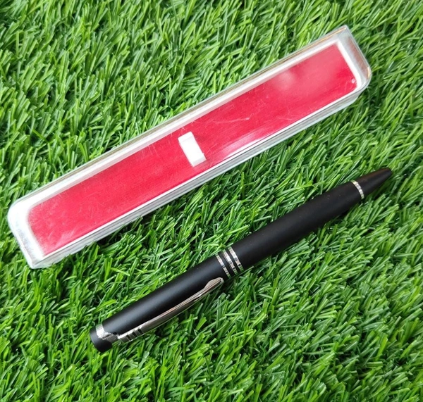 Black & Silver Rings Pen - Regular Price