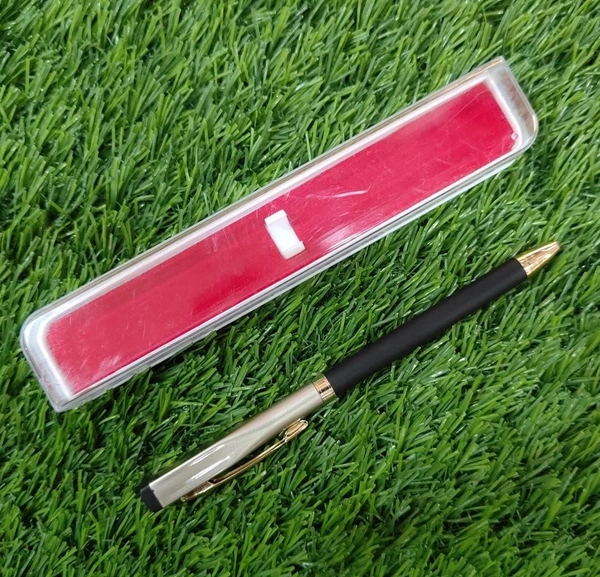 Black and Silver Flat Edge Pen - Member Price