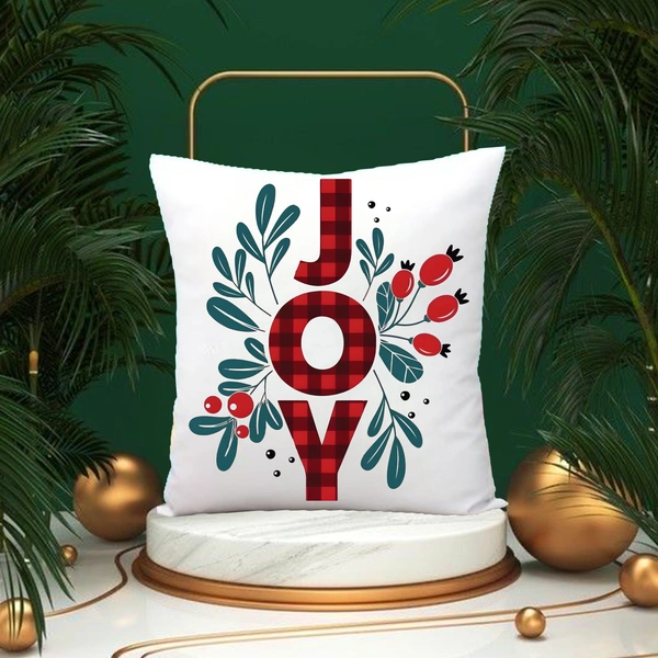 Xmas 04 - 15x15" Inch White Satin Pillow - Regular Price