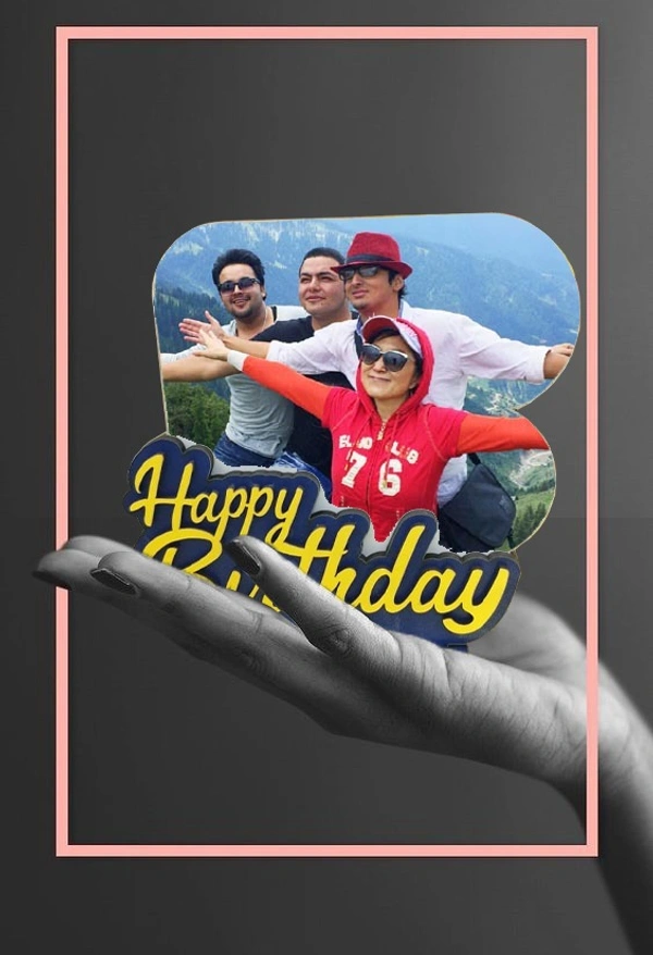 Happy Birthday - SNFLV Table Frame - Member Price