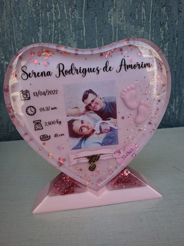 Heart Shape Resin with LED Light Base - Regular Price