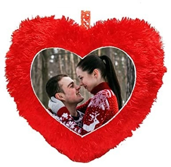 Fur Pillows - Heart Shape - Red - Member Price