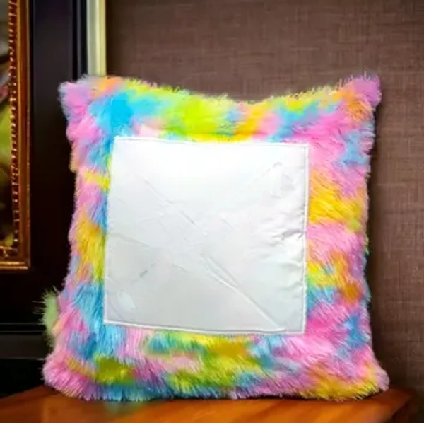 Fur Pillows - Square Shape - Multi Color - Member Price