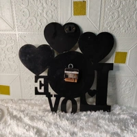 Love with Clock - MDF Wall Collage Frame - SKU501 - Regular Price