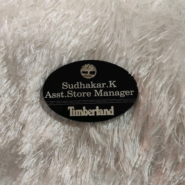 Acrylic Name Badge - Design 003 - Member Price