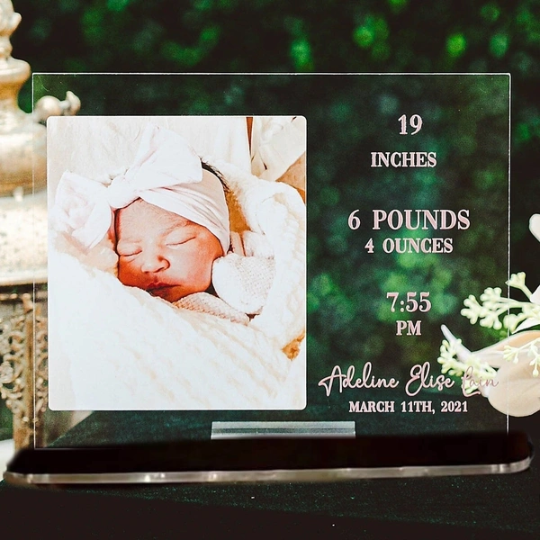 Baby Keepsake Acrylic - Single LED - Regular Price