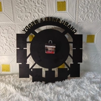 MDF Wall Collage Frame - Custom Name with clock - SKU504 - Member Price