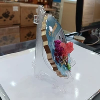 5" Inch Round Agate Mini Resin Frame - For Couple - Regular Price