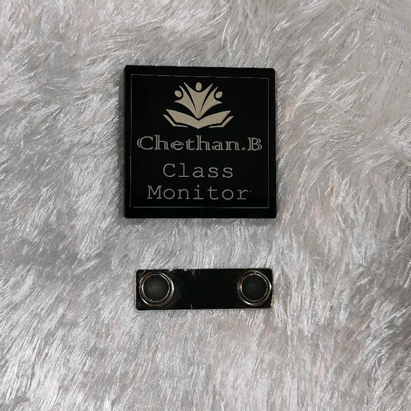 Acrylic Name Badge - Design 007 - Member Price