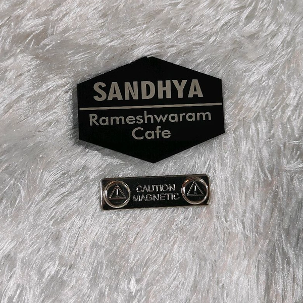 Acrylic Name Badge - Design 008 - Member Price