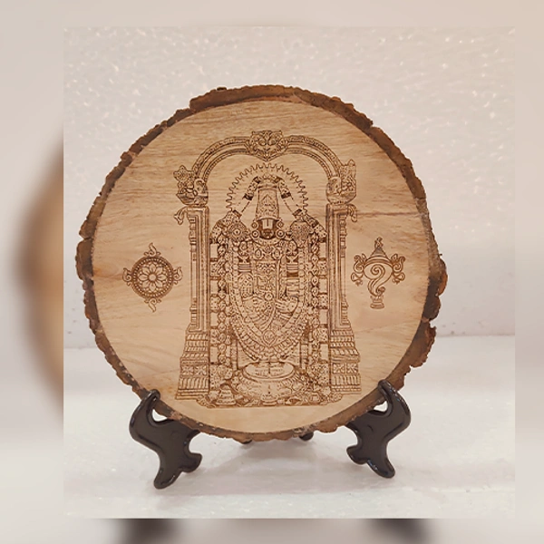 8x8" Inch - Natural Round Wood - Member Price