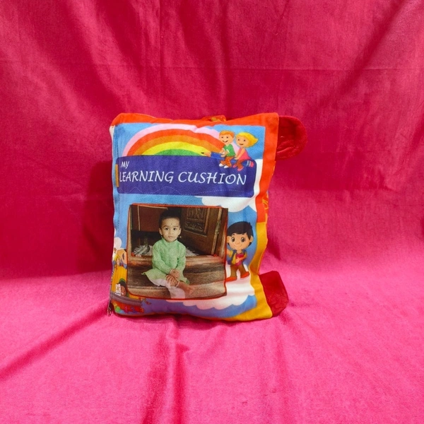 Educational Pillow Book for Kids – ABC, Numbers, Animals Alphabets Learning Cushion - Regular Price