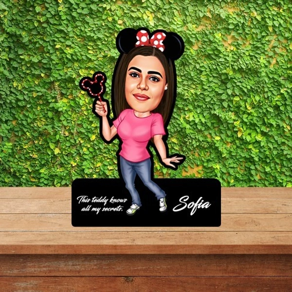 ACC21 - Minni Women - Caricature Cartoon Cutout Frame - Member Price