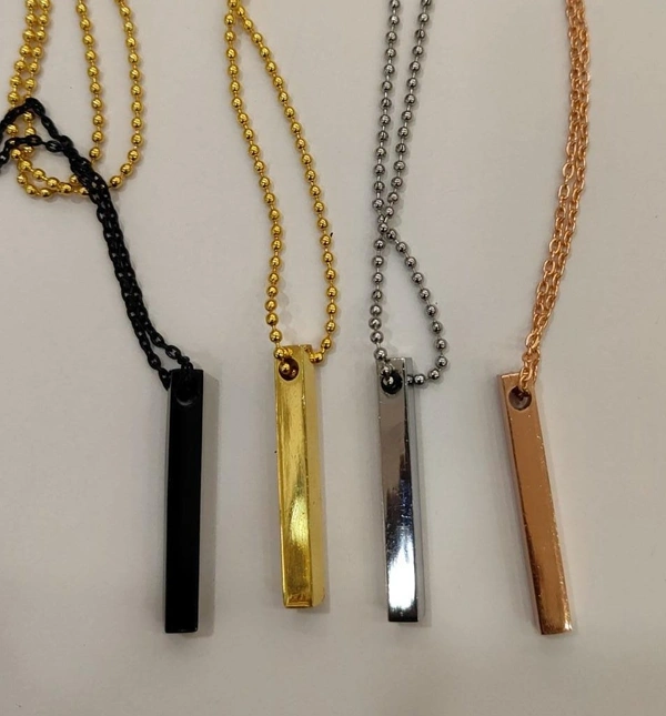 Bar Pendant - Silver - Member Price