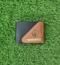 Flap Wallet - Black & Tan - Member Price