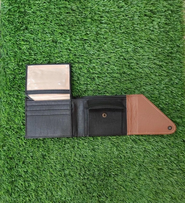 Flap Wallet - Black & Tan - Member Price