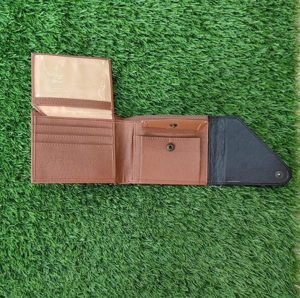 Flap Wallet - Tan & Black - Member Price