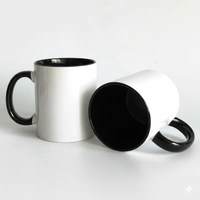 3 Tone - Black - Inner & Handle Color Mugs - Regular Price