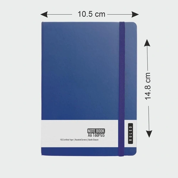 Lined Journal Notebook Diary - Blue Color - Regular Price
