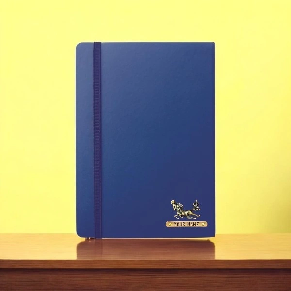 Lined Journal Notebook Diary - Blue Color - Regular Price