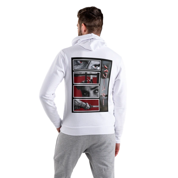 White Color Hoodie with Cap - OG021 - Small Size