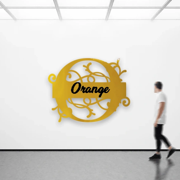 O - 12x12" Inch Monochrome Acrylic Letter - Member Price