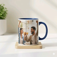 3 Tone - Dark Blue - Inner & Handle Color Mugs - Regular Price