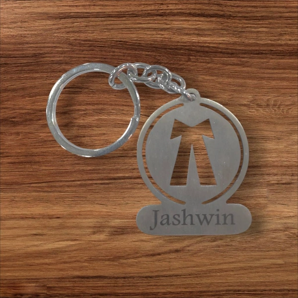 Lawyer - Steel Keychain with Name Engraving - Regular Price