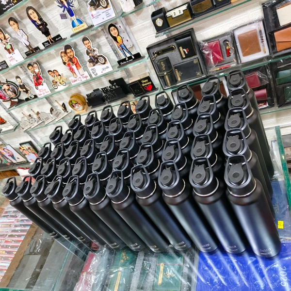 Pesonalised / Custom Name Engraved Stainless Steel Bottle -