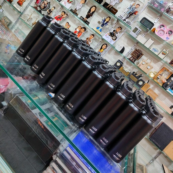 Pesonalised / Custom Name Engraved Stainless Steel Bottle -