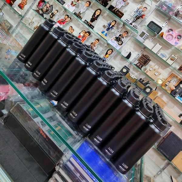 Pesonalised / Custom Name Engraved Stainless Steel Bottle -